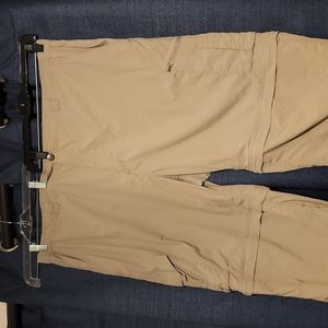 Columbia Big and Tall quick dry convertible pants 50 x 34